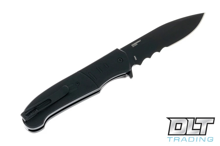 CRKT Ignitor T - Black Handle - Black Partially Serrated Blade 4 CRKT Ignitor T - Black Handle - Black Partially Serrated Blade - Image 2